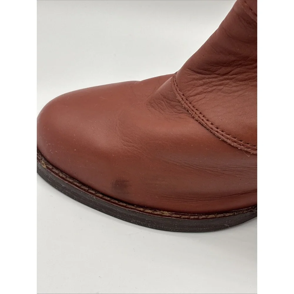 EMU‎  Women's Seville Ankle Sheepskin + Leather Block Heel Boots Size 9